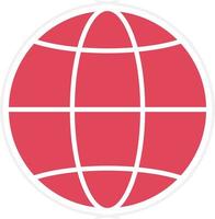 Globe Icon Style vector