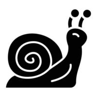 Snail Icon Style vector