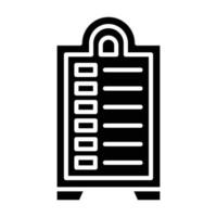 Menu Board Icon Style vector