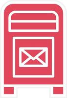 Mailbox Icon Style vector