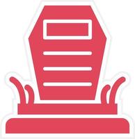 Cemetery Icon Style vector