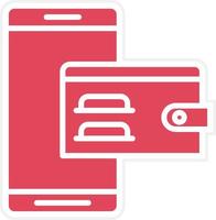 Ewallet Icon Style vector