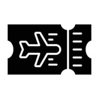 Plane Ticket Icon Style vector