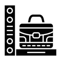 Luggage Scan Icon Style vector