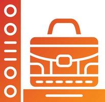 Luggage Scan Icon Style vector