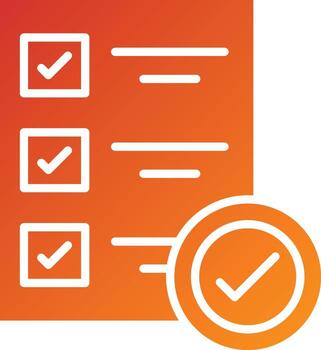 estilo de icono de verificación vector