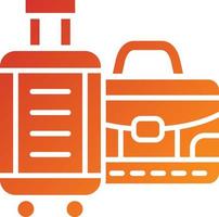 Luggage Icon Style vector