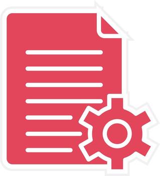 Data Management Icon Style vector