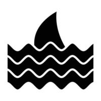 Shark Icon Style vector