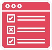 Task List Icon Style vector