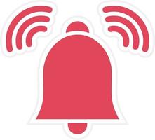 Notification Bell Icon Style vector