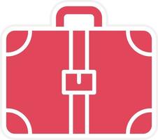 Suitcase Icon Style vector