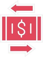 Money Transfer Icon Style vector