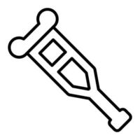 Crutch Icon Style vector