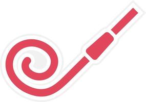 Party Blower Icon Style vector