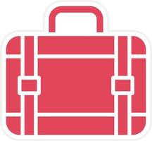 Suitcase Icon Style vector