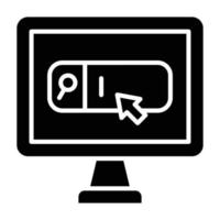 Online Search Icon Style vector