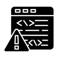 Code Error Icon Style vector