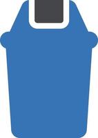 dustbin vector illustration on a background.Premium quality symbols. vector icons for concept and graphic design.