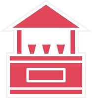 Drinks Stall Icon Style vector