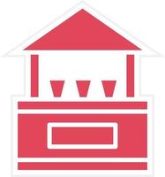 Drinks Stall Icon Style vector