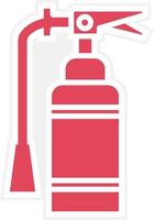 Fire Extinguisher Icon Style vector