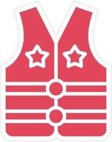 Life Vest Icon Style vector