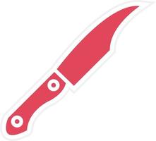 estilo de icono de cuchillo vector