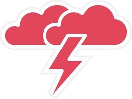 Storm Icon Style vector