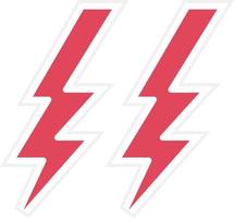 Thunder Icon Style vector