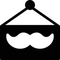ilustración de vector de tablero de bigote en un fondo. símbolos de calidad premium. iconos vectoriales para concepto y diseño gráfico.