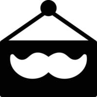 mustache board vector illustration on a background.Premium quality symbols. vector icons for concept and graphic design.