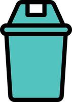 dustbin vector illustration on a background.Premium quality symbols. vector icons for concept and graphic design.