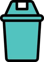 dustbin vector illustration on a background.Premium quality symbols. vector icons for concept and graphic design.