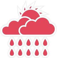 Drizzle Icon Style vector