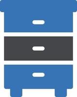 drawer vector illustration on a background.Premium quality symbols. vector icons for concept and graphic design.