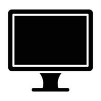 monitor de estilo de icono vector