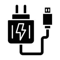 estilo de icono de adaptador vector