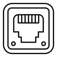 Ethernet Icon Style vector