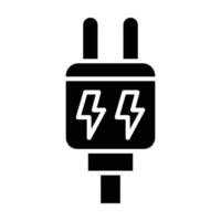 Power Plug Icon Style vector
