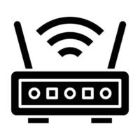 Wireless Router Icon Style vector