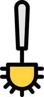 brush vector illustration on a background.Premium quality symbols. vector icons for concept and graphic design.