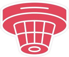 Smoke Detector Icon Style vector
