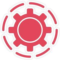 Cogwheel Icon Style vector