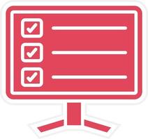 Survey Icon Style vector