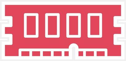 Ram Icon Style vector