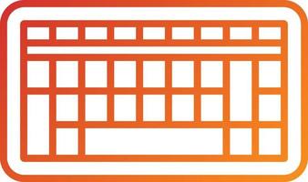 Keyboard Icon Style vector