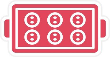 Baking Tray Icon Style vector