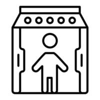 Metal Detector Icon Style vector