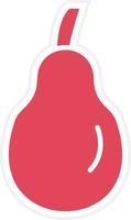 Pear Icon Style vector